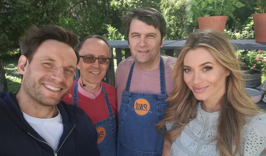 06-2019 Warszawa Siedziba TVP: Gotowanie w programie Pytanie na Śniadanie TVP